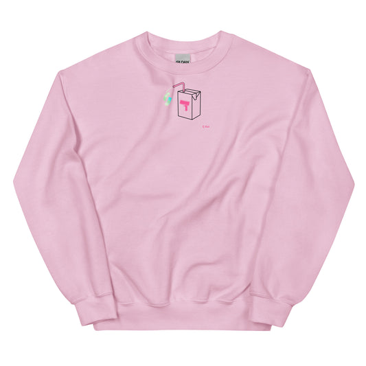 Pink Moneygun Crewneck
