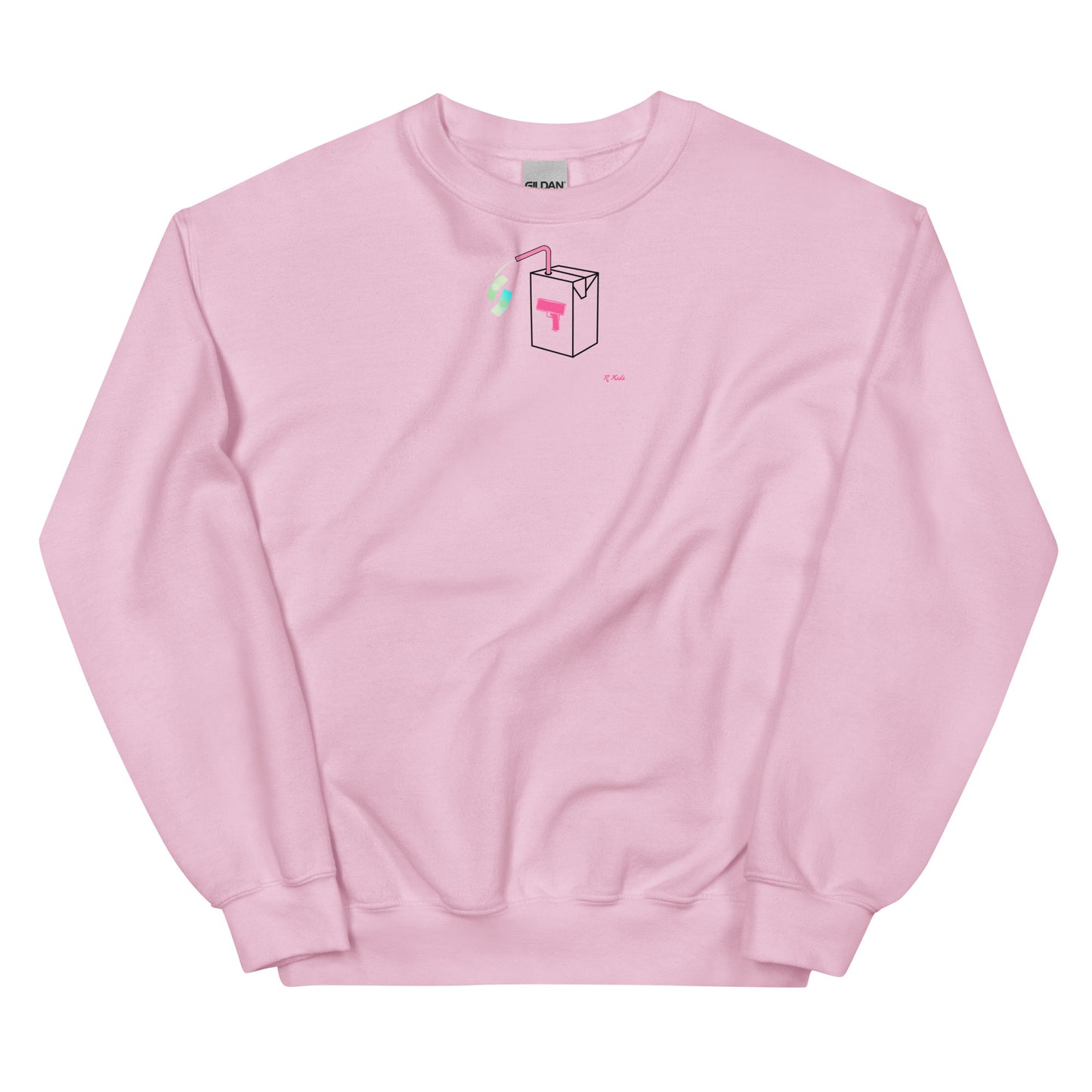 Pink Moneygun Crewneck